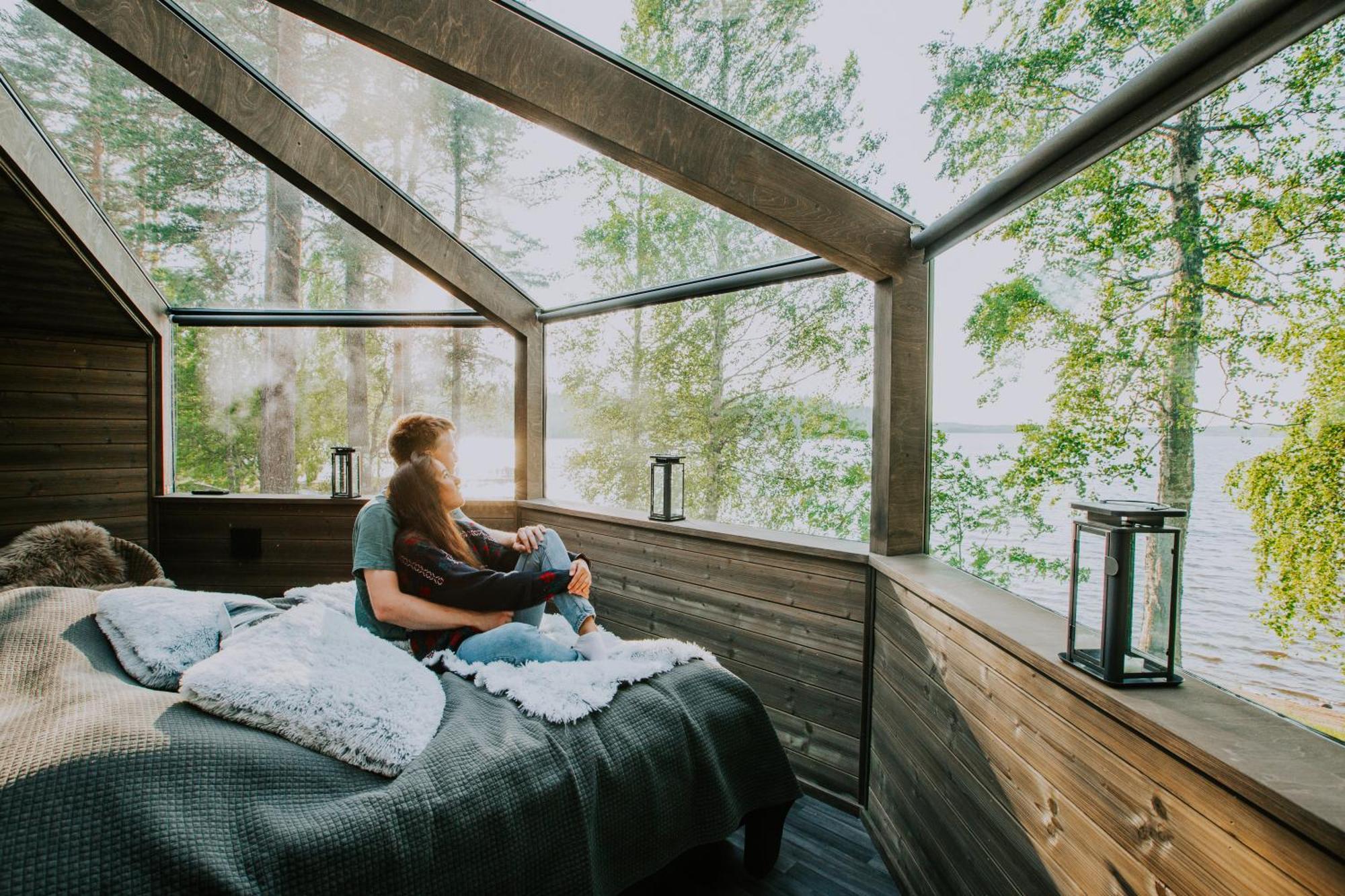 Revontuli Resort Glass Igloos Hankasalmi Eksteriør billede